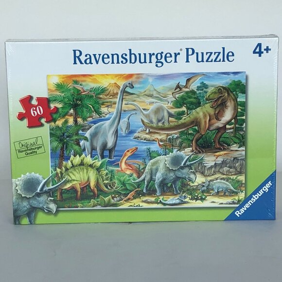 New sealed Ravensburger- 60 Piece Puzzle - Prehistoric Life Dinosaurs - Picture 12 of 16